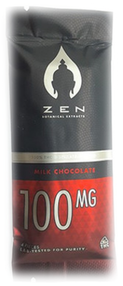 Zen Chocolate Bar   THC   100mg