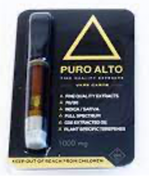 Puro Alto - THC   Pen Cartridge      1 g